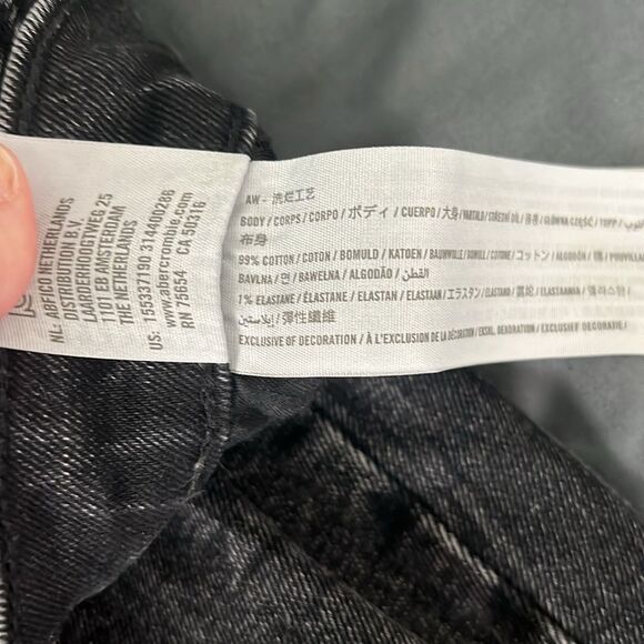 Abercrombie & Fitch High Rise Ankle Straight Size 25R - Picture 4 of 11